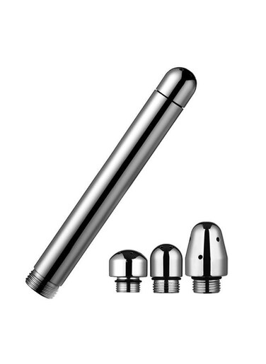 EasyLife Handheld 3 Heads Aluminum Enema Shower Colonic Douche System Cleaner