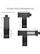 EasyLife Smartphone Tripod Adapter Cell Phone Holder Mount Adapter Fits iPhone Samsung And all Phones Rotate Vertically And horizontally Adjustable Clamp