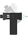 EasyLife Smartphone Tripod Adapter Cell Phone Holder Mount Adapter Fits iPhone Samsung And all Phones Rotate Vertically And horizontally Adjustable Clamp