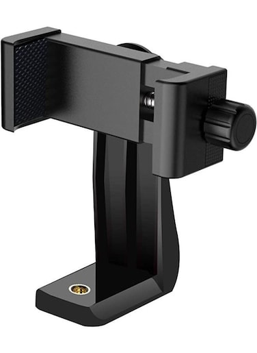 EasyLife Smartphone Tripod Adapter Cell Phone Holder Mount Adapter Fits iPhone Samsung And all Phones Rotate Vertically And horizontally Adjustable Clamp