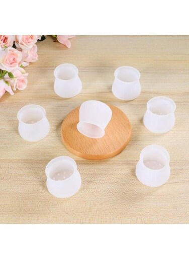 EasyLife 7 Pieces Silicone Chair Leg Pads, Table Legs, Silicone Leg Covers, Furniture Silicone Cover, Floor Protector, Non-Slip
