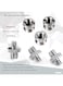 EasyLife 6 Pieces Tripod Adapter Mount Screws Accessories For Camera