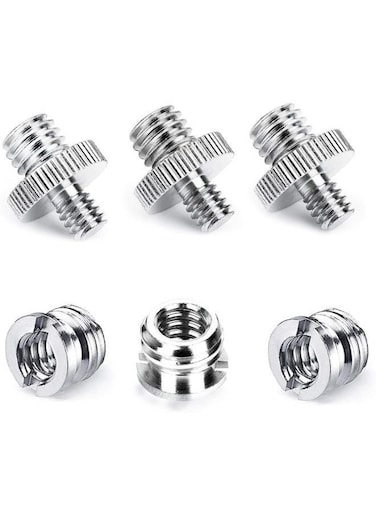 EasyLife 6 Pieces Tripod Adapter Mount Screws Accessories For Camera