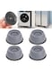 EasyLife 4 Pieces Noise Cancelling Washing Machine Support, Washer And Dryer Anti-Vibration Pads, Slip Anti Vibration And Noise Reducing Rubber Washing Machine Feet Pads