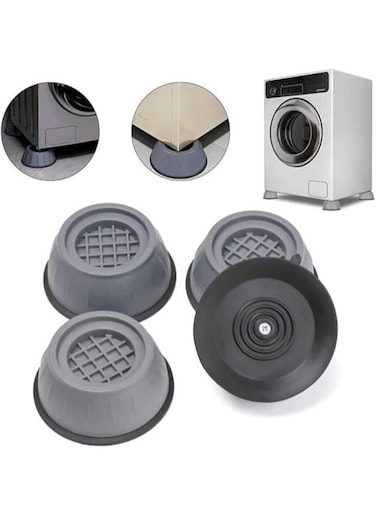 EasyLife 4 Pieces Anti Vibration And Noise Reducing Rubber Washing Machine Feet Pads