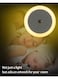 EasyLife LED-Wall Night Round Light (Plug-In), Smart Dusk To Dawn Sensor, Automatic Night Lights, Suitable For Bedroom, Bathroom, Toilet, Stairs, Kitchen And hallway-UK Plug