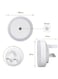 EasyLife LED-Wall Night Round Light (Plug-In), Smart Dusk To Dawn Sensor, Automatic Night Lights, Suitable For Bedroom, Bathroom, Toilet, Stairs, Kitchen And hallway-UK Plug