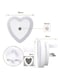 EasyLife LED-Wall Night Heart Shape Light (Plug-In), Smart Dusk To Dawn Sensor, Automatic Night Lights, Suitable For Bedroom, Bathroom, Toilet, Stairs, Kitchen And hallway-UK Plug