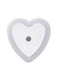 EasyLife LED-Wall Night Heart Shape Light (Plug-In), Smart Dusk To Dawn Sensor, Automatic Night Lights, Suitable For Bedroom, Bathroom, Toilet, Stairs, Kitchen And hallway-UK Plug