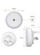 EasyLife LED-Wall Night Round Light (Plug-In), Smart Dusk To Dawn Sensor, Automatic Night Lights, Suitable For Bedroom, Bathroom, Toilet, Stairs, Kitchen And hallway-UK Plug