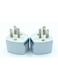 EasyLife 2Pcs EU AU UK To USA Japan Canada Converter Travel Power Plug Adapter