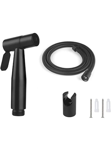 Generic Handheld Bidet Toilet Sprayer Stainless Steel Brushed Bathroom Shower Bidet Spray Set