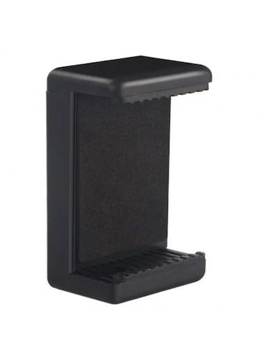 Generic Universal Phone Tripod Mount - Mobile Holder Clamp Adapter With Protective Silicone Mat