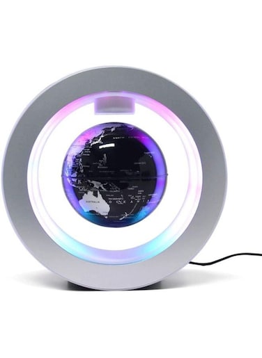 Generic Magnetic Floating Globe Levitation Rotating World Map With Multicolor Light Base