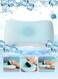 Generic Comfortable Sleeping Pillow Wave shaped Cervical Pectin Pillow With High Elasticity Cooling Gel