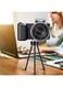 Generic Collapsible Metal Tripod, Lightweight Photo Selfie Desktop Tabletop Table Tripod