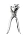 Generic Leather Hole Puncher Silver 21.5x8.5x2cm
