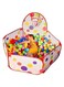 Generic Foldable Kid's Safe Polka Dot Hexagon Ball Pool Indoor Play Tent