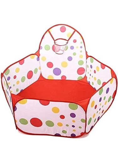 Generic Portable Foldable Kid's Safe Polka Dot Hexagon Ball Pool Indoor Play Tent