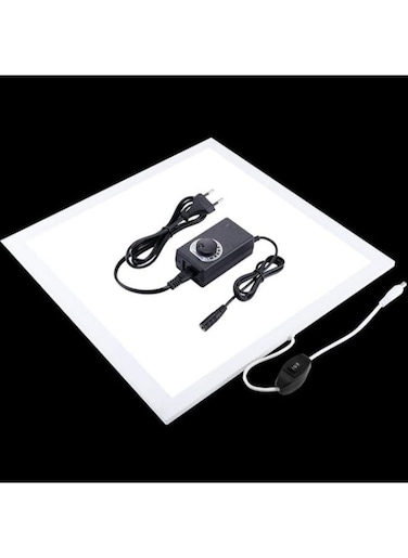 Generic LED Photography Shadowless Softbox Bottom Light +Switch Shadow-Free Adjustable Lamp Panel Acrylic Material For Photo Tent Box Dimming Light
