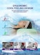 Generic Comfortable Sleeping Pillow Wave shaped Cervical Pectin Pillow With High Elasticity Cooling Gel