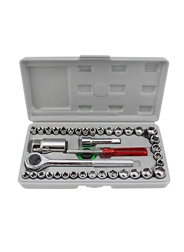 Generic 40-Piece Car Combination Socket Wrench Set