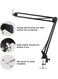 Generic Adjustable Microphone Arm With Mic Clip Holder And Table Clamp