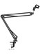 Generic Adjustable Microphone Arm With Mic Clip Holder And Table Clamp