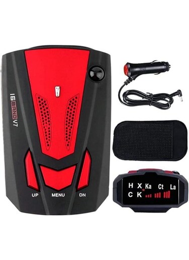 Generic Radar Detector Max 800m Long Range Radar Speed ​​Detector With Speed ​​Voice City/Highway Mode For Cars 360 Degree Monitoring Police Radar Detector