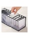 Generic Stylish Underwear Organizer Storage Baskets Bin Clear/Black