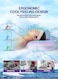 Generic Comfortable Sleeping Pillow Wave shaped Cervical Pectin Pillow With High Elasticity Cooling Gel