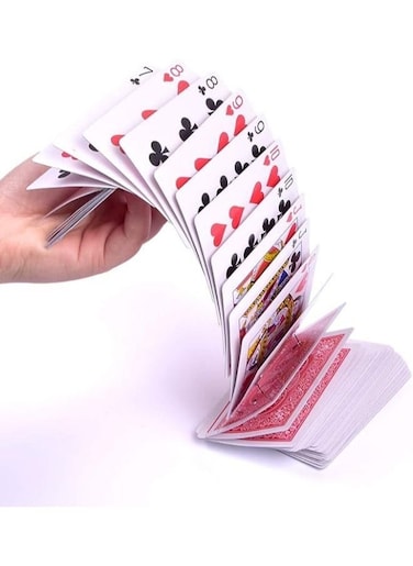Generic Acrobatics Waterfall Card Magic Tricks Special Deck Close Up Street Gimmick Illusion Prop Funny