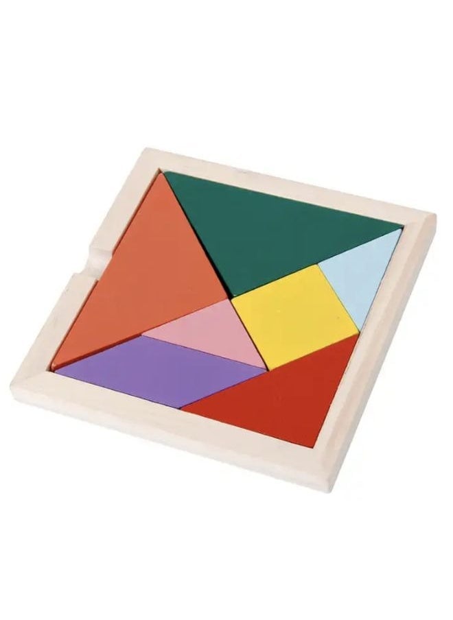 Buy Generic Pattern Blocks Tangram Puzzle For Kids Montessori Toy ...