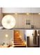 Generic 6 Pieces Motion Sensor Night Light Indoor Rechargeable Small LED Closet Light Warm And White Wireless Activated Sensored Smart Cabinet Lights Battery Operated For Hallway Stairs Bedroom