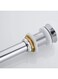 Generic Bathroom Sink Drain With Basket Vessel Sink Pop up without Overflow Polished Chrome