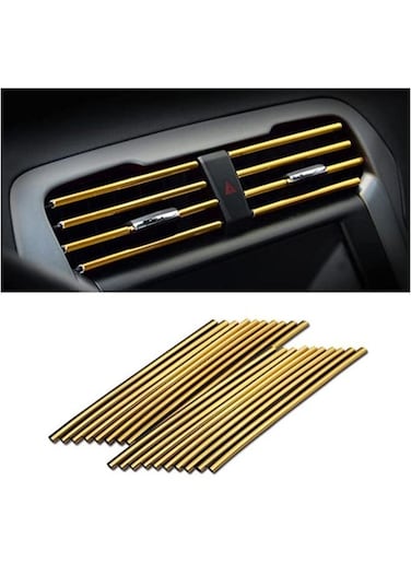 Generic 20 Pieces Car Air Conditioner Decoration Strip For Vent Outlet