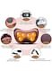 Generic Neck Massage Pillow And Shoulders, Abdomen, Legs Back Massager Relaxation By 8 Head With Magnet Vibrator Electric Heating Kneading Therapy