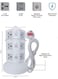 Generic 3 Layers Universal Vertical Multi Plug Tower Extension With USB Port