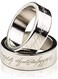 Generic Magnetic Engraved PK Ring Magic Tricks For Magician Lettering Magnetic PK Ring Stage Magic Accessories Gimmick Props (18mm)