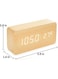Generic Multifunction Wooden LED Alarm Clock With Date Time Display