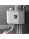 Generic Wall Mounted Toothbrush Holder And Toothpaste Dispenser With 1 Cup