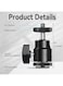Generic Camera Hot Shoe Mount, Monitor Shoe Adapter 1/4" Screw Adapter For Cameras Camcorders Smartphone Microphone For GoPro LED Video Light Video Monitor Tripod Monopod