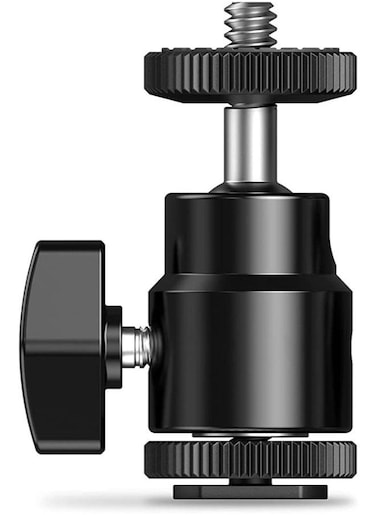 Generic Camera Hot Shoe Mount, Monitor Shoe Adapter 1/4" Screw Adapter For Cameras Camcorders Smartphone Microphone For GoPro LED Video Light Video Monitor Tripod Monopod