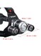 Generic USB Rechargeable LED Headlight Black