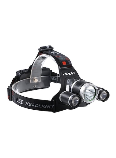 Generic USB Rechargeable LED Headlight Black