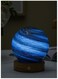 Generic Creative planet night light Nordic Study Desktop Beside Bedroom Glass Decorative Table Lamp