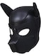 Generic Neoprene Puppy Mask Full Face Novelty Costume Mask With Hood