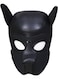 Generic Neoprene Puppy Mask Full Face Novelty Costume Mask With Hood