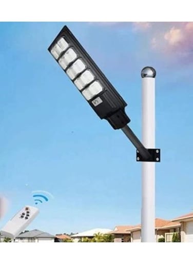 Generic 1800W Solar Street Light Dusk To Dawn With Remote Control Motion Sensor Solar Lights Outdoor Waterproof