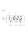 Generic 1501 LED Perpetual Calendar Week Wooden Alarm Clock Thermometer Weekday Alarm Clock